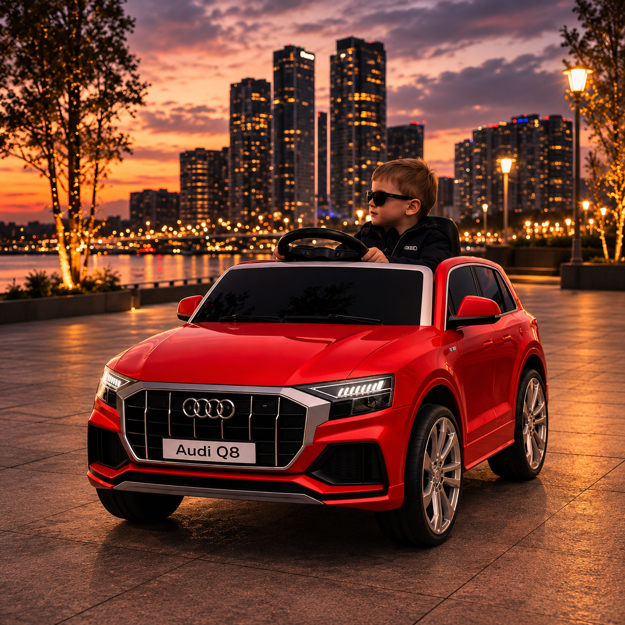 Audi Q8 Srednji Crveni